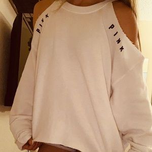 Pink vs off the shoulder sweater